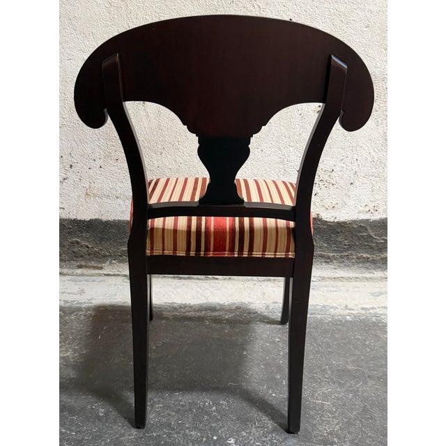 Wood Pair of Antique Swedish Karl Johan Biedermeier Flame Birch Chairs - Restored For Sale - Image 7 of 9