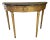 Giltwood and Marble, Burton-Ching George III Demilune Console Table For Sale