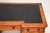 Wood Victorian Satinwood Pedestal Desk with Leather Top, 1860s For Sale - Image 7 of 11