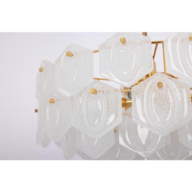 Gilt Brass and Crystal Glass Chandelier from Kinkeldey, Germany, 1970s For Sale - Image 6 of 18