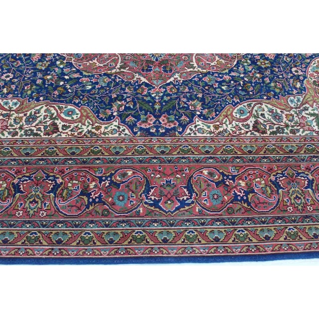 Textile Large Vintage Turkish Area Rug - 111.5"x 143" For Sale - Image 7 of 13