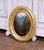 This elegant antique French fixè sous verre painting was crafted circa 1880 during the Napoleon III period and features a...