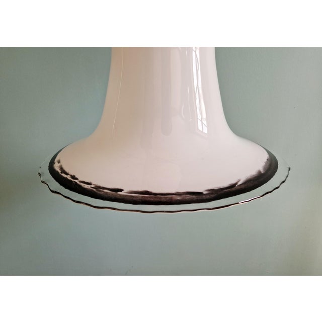 Large Mid-Century Modern Glass Pendant Light from Peill & Putzler, 1970s For Sale - Image 9 of 18