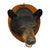 1950s Vintage Black Bear Taxidermy Head Mount C1950 For Sale - Image 5 of 8