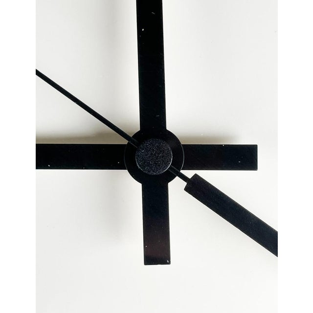 Vintage Italian Postmodern Wall Clock from Junghans, 1980s For Sale - Image 5 of 16