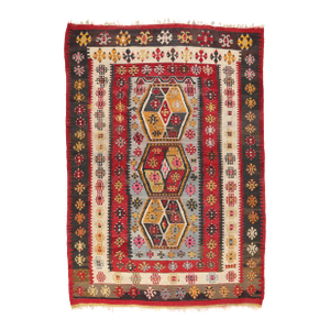 Attractive Color Turkish Flatweave Kilim