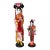 Vintage Chinese Costume Display Dolls, Pair, One Yu Chu Labeled For Sale