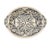 French Country Late 20th Century Signed American Studio Pottery Floral Oval Serving Platter For Sale - Image 3 of 18