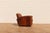 Art Deco Art Deco Revival Distressed Brown Leather Club Chair & Ottoman, Circa 1980s For Sale - Image 3 of 18