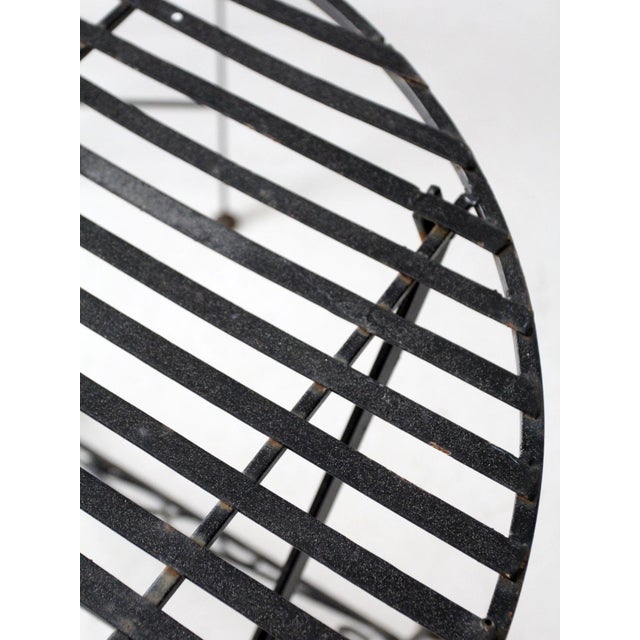 Vintage French Bistro Folding Patio Set For Sale - Image 14 of 18