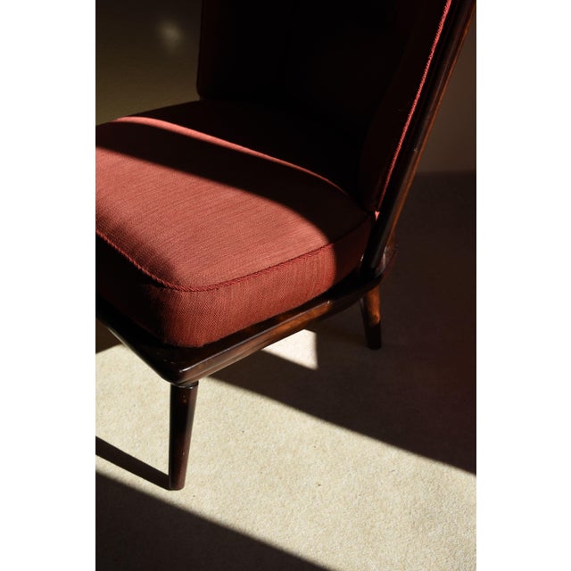 Wood Konestollounge Chair by Runar Børresen for Bjarne Hansens, 1942 For Sale - Image 7 of 12