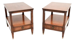 Antique Georgian Side Tables, 1930s, Set of 2