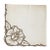 Vintage Linen Luncheon Napkins With Embroidered Flower Motif- Set of 8 For Sale - Image 9 of 9