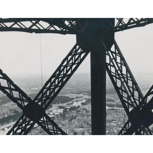 Eiffel Tower, France, 1950s, Black & White Photograph For Sale - Image 3 of 5
