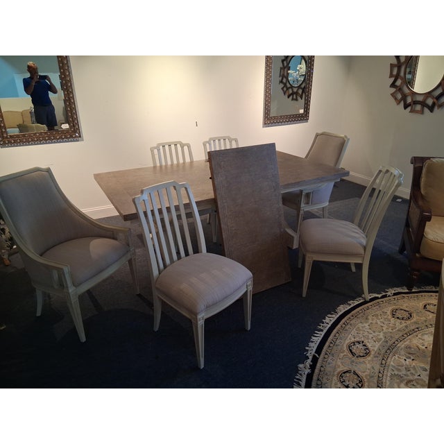 Stanley Dining Table and 6 Chairs For Sale In Naples, FL - Image 6 of 6