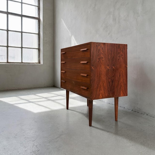 Mid-Century Modern Danish Rosewood Chest of Drawers from FM Møbelfabrik, Denmark, 1960s For Sale - Image 3 of 10