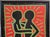 Framed K. Haring poster for the 1997 Whitney Museum exhibit. Copyright: The Estate of Keith Haring. Printed in Germany...