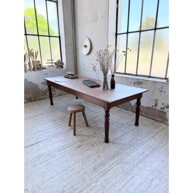 Brown Drapers Style Table in Oak, 1900s For Sale - Image 8 of 18