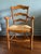 1990s Pair of Ladder Back Straw Seat Chairs For Sale - Image 11 of 11
