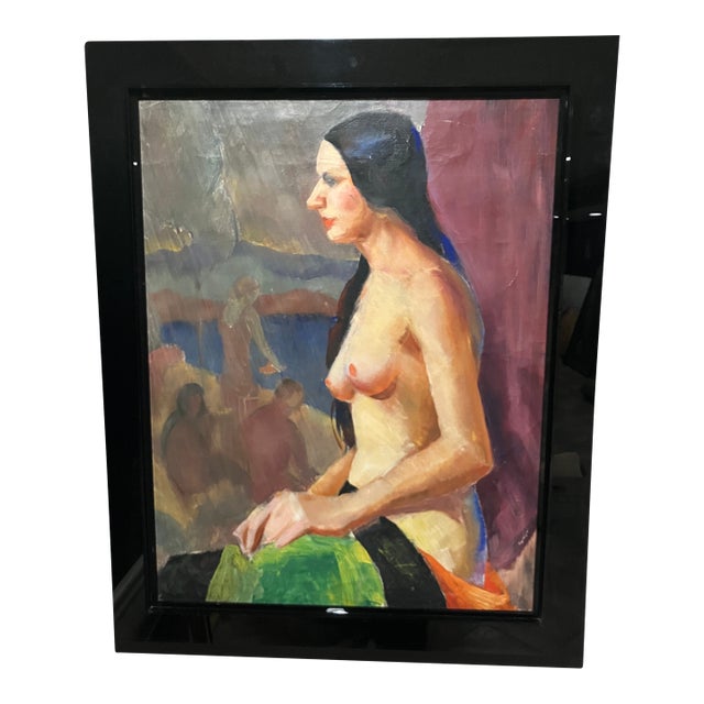 20th Century, Vernon Grimmer, Seated Nude, Framed For Sale