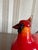 1980s Oiva Toiika Hand Blown Glass Cardinal For Sale - Image 5 of 12