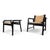 Set of Leather Lounge Chair with Ottoman by Hans Eichenberger for WK Möbel, 1970 For Sale - Image 15 of 18