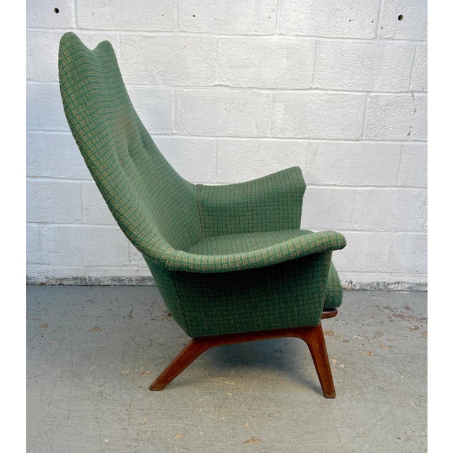 Mid-Century Modern Vintage 1611-C Wingback Lounge Chair Attributed to Adrian Pearsall For Sale - Image 3 of 12
