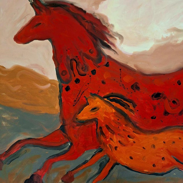 Can be sent rolled with the stretchers. Monika Rossa is a Polish artist who studied painting at the University of Arizona,...