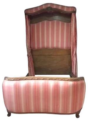 French Louis XVI Style Bed in Walnut, 1890s