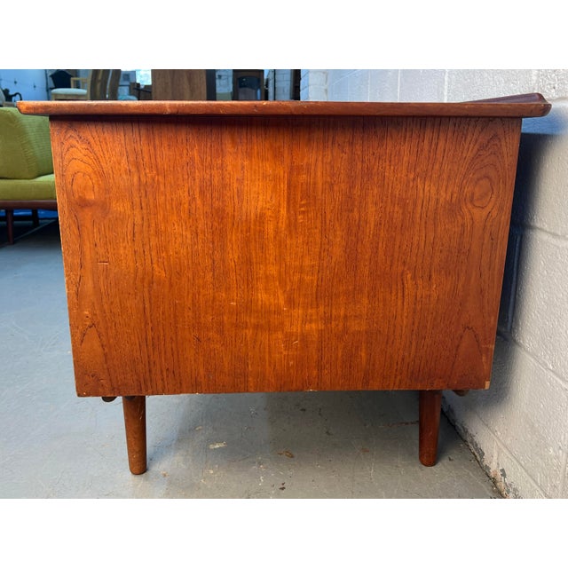Mid 20th Century Mid-Century Modern Danish Walnut Desk Attributed to Svend Åge Madsen For Sale - Image 5 of 17
