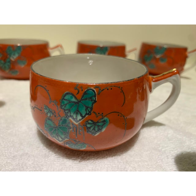 Late 19th Century Antique Japanese Kutani Porcelain Hand Painted