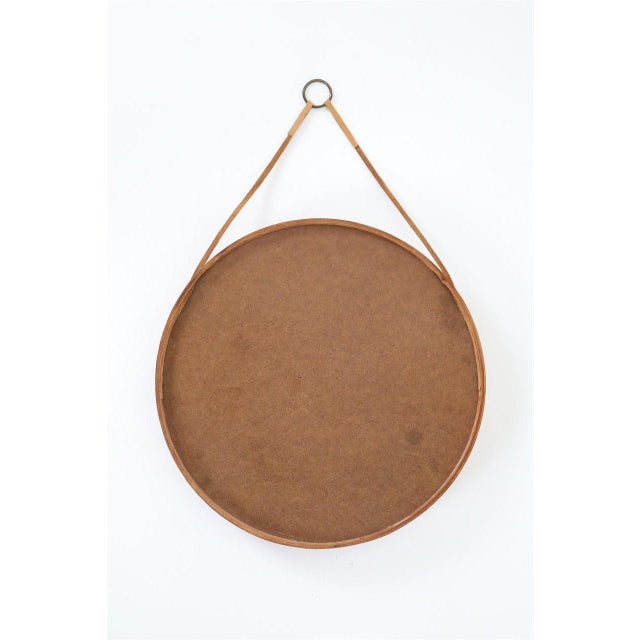 Mid-Century Modern Teak Model 103 Wall Mirror from Glas Mäster, Markaryd, Sweden, 1970s For Sale - Image 11 of 13
