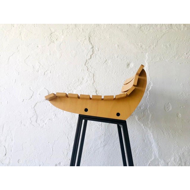 Cast Iron High Stool, 1990s, in Flawless conditions. Designed 1990 to 1999