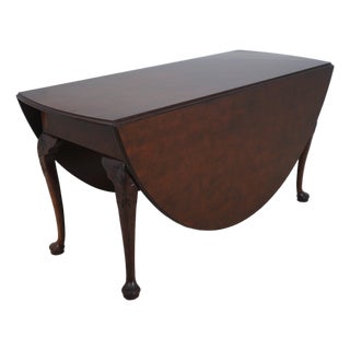 Baker Colonial Williamsburg Collection Mahogany Dropleaf Table For Sale