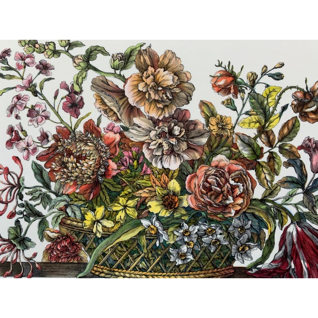 Vintage Cork Backed Pimpernel Floral Placemats Set of Four Chairish