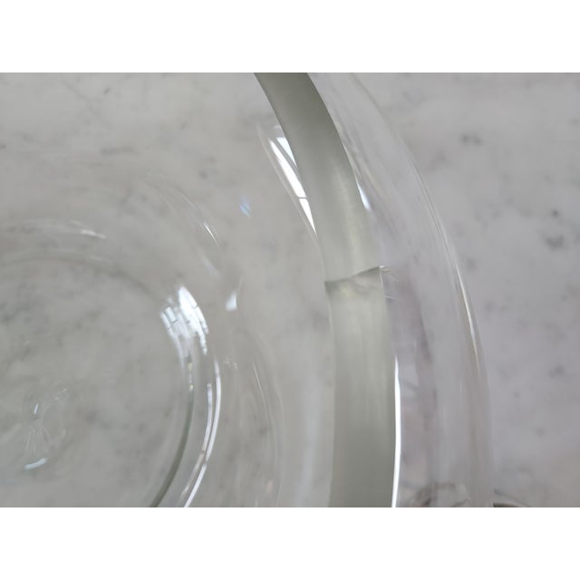 Meet the centerpiece of your next party table! Serve up spiked or regular punch in style with this heavy vintage glass...