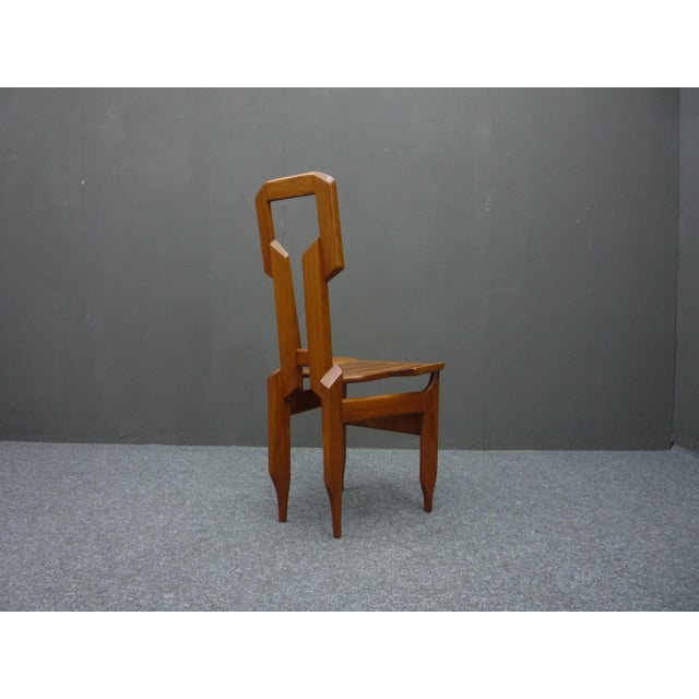 1980s Set of Brutalist Dining Chairs, 1980s For Sale - Image 5 of 14
