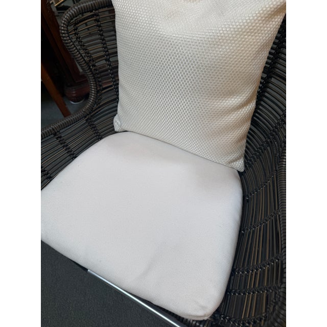 Palecek Palermo in/Outdoor Bar Stools, Set of Three For Sale - Image 10 of 12