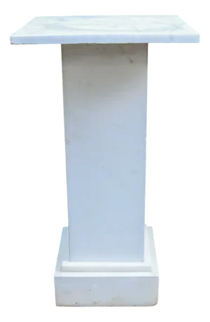 Vintage Marble Pedestal, 1960s