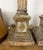 Mid 20th Century Italian Neoclassical Corinthian Column Table Lamps Distressed Giltwood - a Pair For Sale - Image 13 of 15