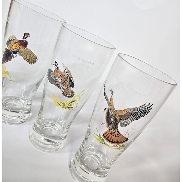 Rare Game Bird Pilsners Collection- Set of Eight For Sale - Image 11 of 18