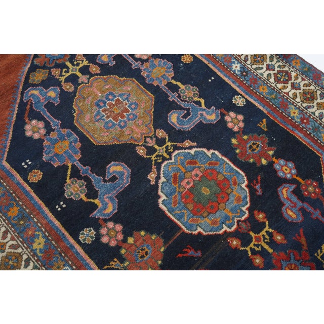 Sand Antique Hamedan Rug 4'1'' x 5'7'' For Sale - Image 8 of 11