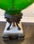 1960s Mid 20th Century Hollywood Regency Hand Blown Glass Lamp With Gold Overlay For Sale - Image 5 of 6