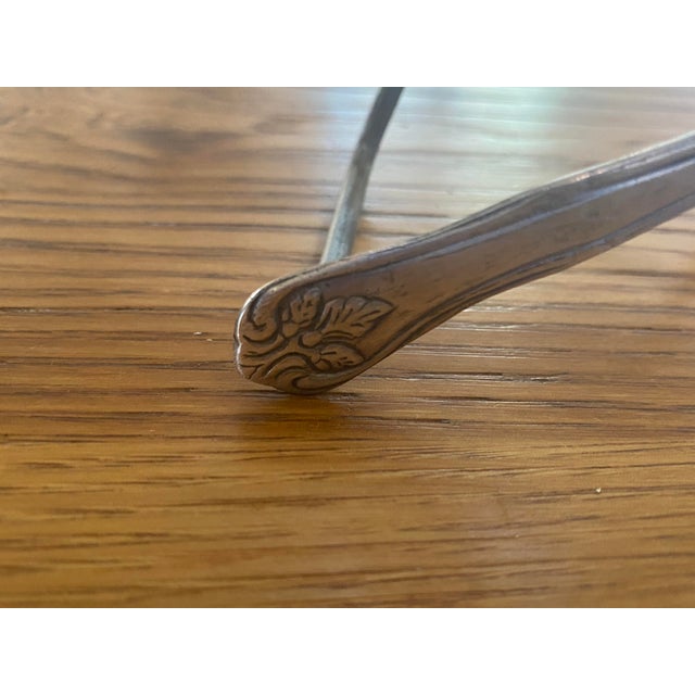 2000s Anthropologie Crossed Spoon Napkin Holder/Plate Stand Chairish