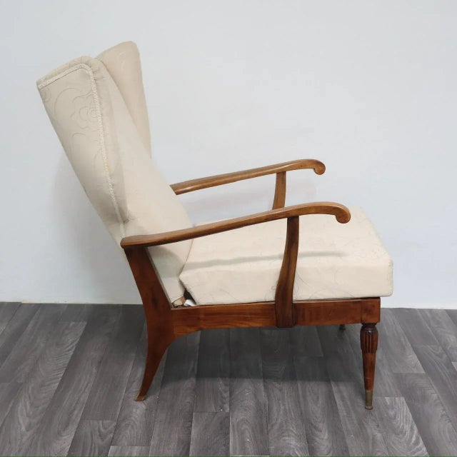 1950s Mid-Century Camea Reclining Armchair by Renzo Franchi Camerani, 1950s For Sale - Image 5 of 18