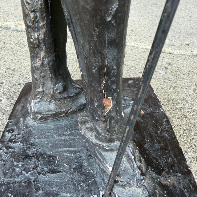 Austin Productions Mid Century Don Quixote Statue 1967 For Sale - Image 9 of 12