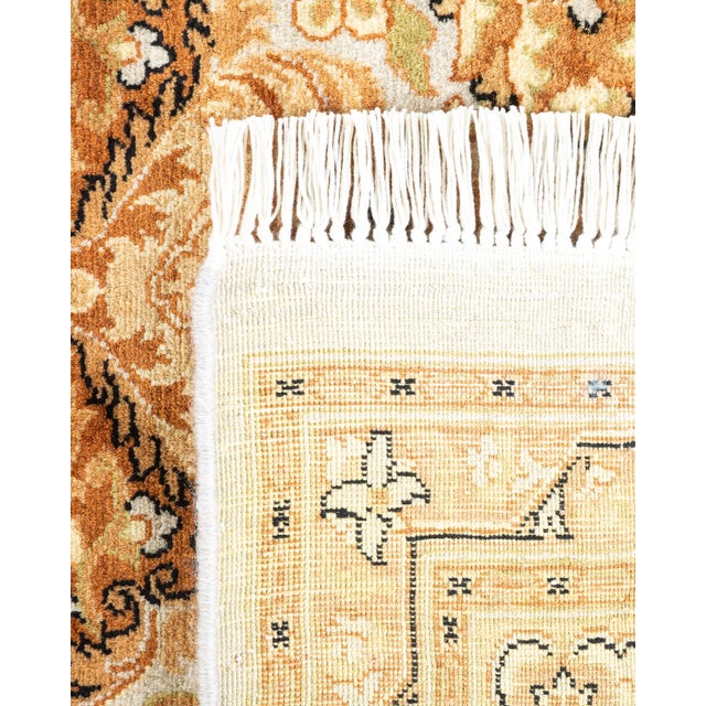 2000 - 2009 Mogul, One-of-a-Kind Hand-Knotted Area Rug - Ivory, 5' 10" x 9' 2" For Sale - Image 5 of 8