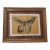 Original Acrylic Butterfly Painting Mounted on Fabric and Framed For Sale