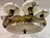 Art Deco Alabaster and Brass 8-Arm Chandelier, 1930s For Sale - Image 11 of 17