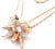 2010s Cartier Rose Gold Limited Edition Diamond Mop Meterore Fractal Pendant Necklace For Sale - Image 5 of 13